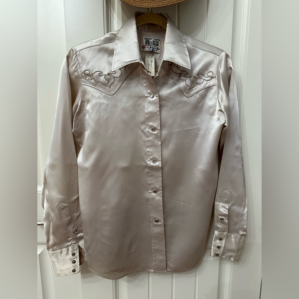 Panhandle Slim Cream Button Down Shirt